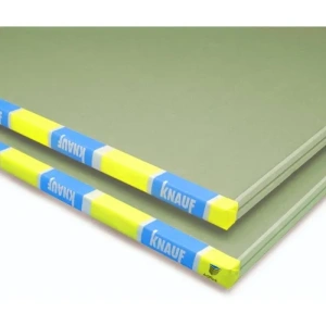 PLACA DE YESO KNAUF RESIS. HUMEDAD DE 12,5 mm VERDE 1,20 X 2,40