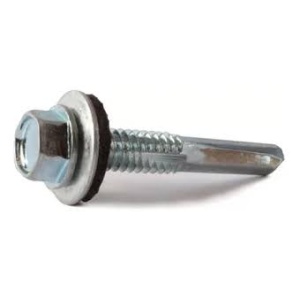 TORNILLO HEXAGONAL MECHA 10 X 3/4 - 14 X 1" - 14 X 2" CON ARANDELA CHAPA GOMA